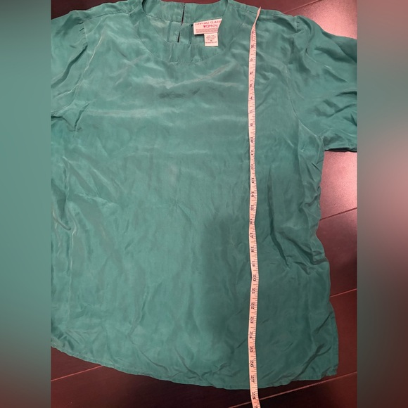 Vintage Niveau Classix 100% silk short-sleeved blouse - Picture 7 of 7